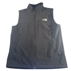 The North Face Mens Apex Bionic 3 Windwall Full Zip Black Ash Vest Size Medium
